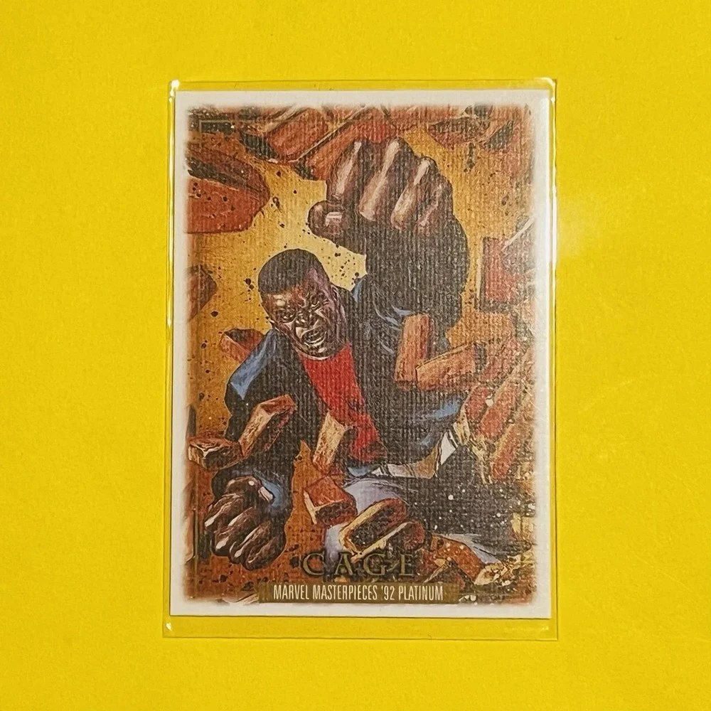 2024 Upper Deck Marvel Masterpieces '92 Canvas Luke‎ Cage Cage #17 card